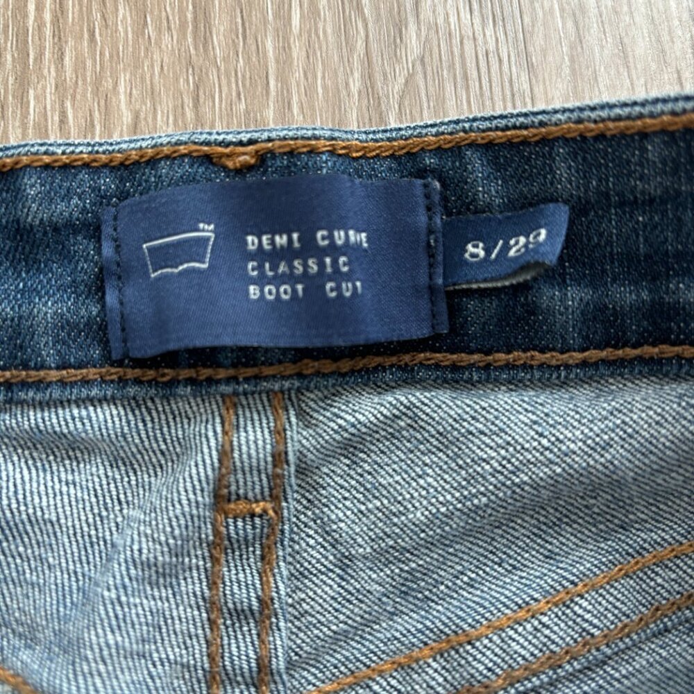 Levi's Women's Boot Cut Jeans - Blue - Picture 8 of 10